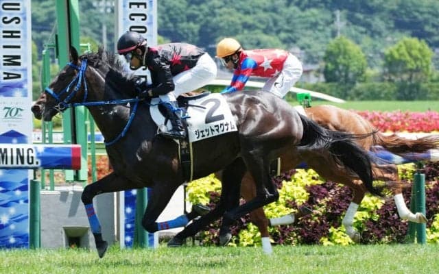 【新馬/福島5R】ヘンリーバローズ産駒 ジェットマグナムがデビューV