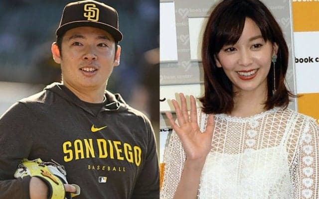 杏奈夫人が「おキレイ」　お揃い黒コーデ…松井裕樹夫妻に日米興奮「お2人とも素敵」