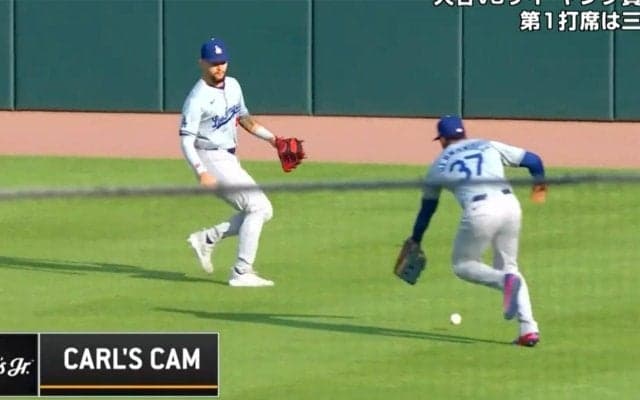 解説陣がバッサリ一刀両断！「投手はなんだよという気持ち」 あっさり得点献上… 物議を醸すドジャース外野陣の“お粗末守備”