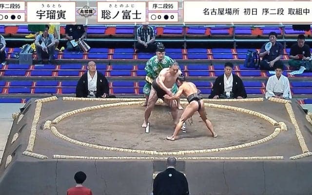 小兵力士が“急加速”して「倍速？」目の錯覚にファン困惑の珍しい決着