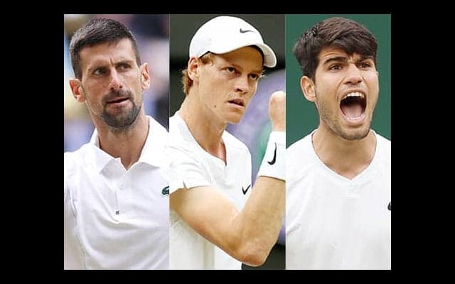 シナー1位 ジョコとアルカラス続く