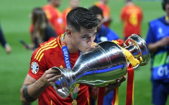 主将モラタにとってユーロ制覇は「キャリアの中で最高のもの」、ミラン移籍の噂にも触れる「今はお祝いする時」