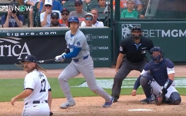 もはや暴力！球場がどよめく… 大谷翔平、“怪物級”高速ヒットがエグすぎる　力負けした相手投手の様子がおかしくなる「怖すぎるだろ」「ビビるよなｗ」