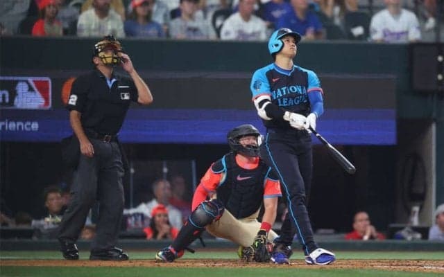 大谷翔平の“球宴初アーチ”に今永昇太も口あんぐり　確信弾に同僚すら驚愕