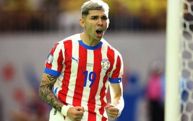 三笘薫の同僚MFエンシソがU-23パラグアイ代表に緊急招集、コパ・アメリカにも出場した20歳…パリ五輪で日本と対戦