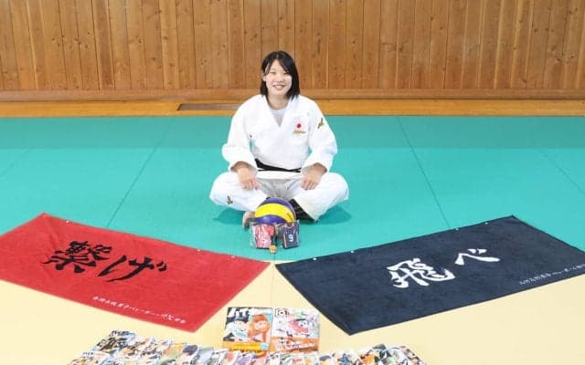 柔道・新添左季の『ハイキュー‼』愛が深すぎる「パリ五輪はクロが言っていたごほうびタイム」