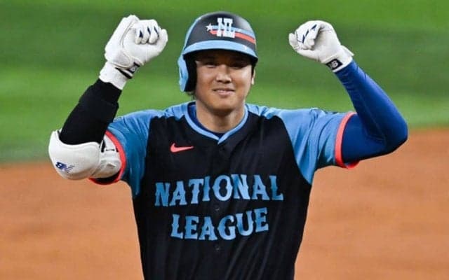 大谷翔平、衝撃残した4度目球宴　球場騒然の豪快アーチ…2打数1安打1四球でお役御免