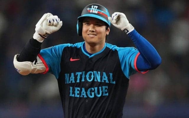 大谷翔平、4度目球宴で豪快初アーチ　今永昇太は1回無失点も…ア・リーグ逆転勝ち