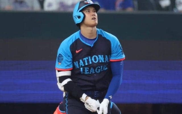 大谷翔平、球宴で“唯一”の勝利投手&本塁打を達成！ 「1本いいのが打てて良かった」第2打席で3ラン　試合はア・リーグが勝利