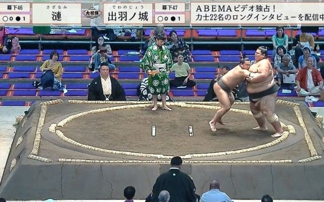 252キロ超巨漢vs119キロ力士 軽量力士が突如“波打つ”コミカルな動き「面白かったw」「ジワる相撲」衝撃展開にツッコミ相次ぐ