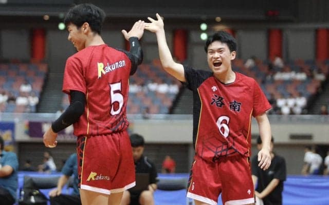 洛南高が5大会ぶりの頂点に 近江高は力のあるスパイカー陣が光り準優勝【高校生近畿大会（男子）】