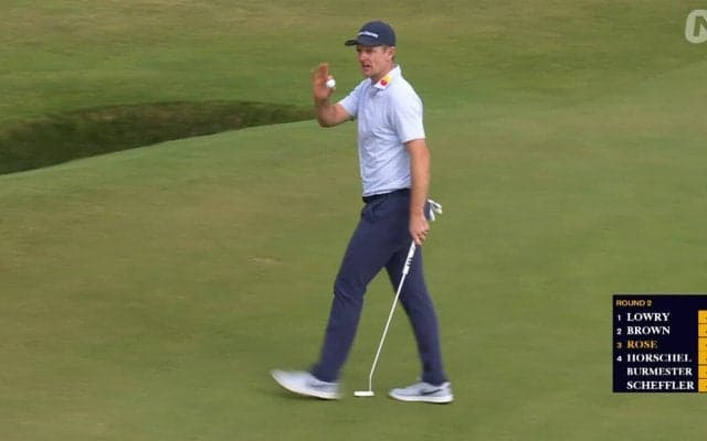 【動画】ジャスティン・ローズは2位で決勝へ　最後は約12mのバーディパットを沈めてガッツポーズ