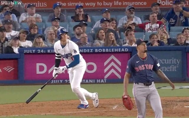 大谷翔平の“ひと振り”で「23%→54%」 試合を変えたツーベース…球場の空気まで“一変した”驚異の瞬間