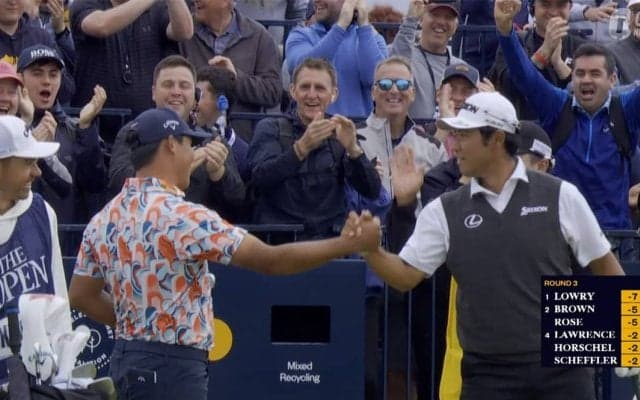 【動画】松山英樹も祝福！　キム・シウが238ヤードのパー3でホールインワン達成