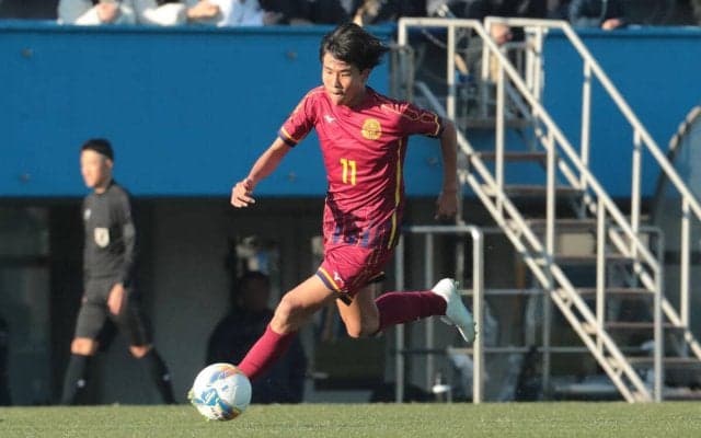 湘南が神戸弘陵学園高校MF石橋瀬凪の2025年加入内定を発表！「早く湘南ベルマーレの勝利に貢献できるように頑張ります」