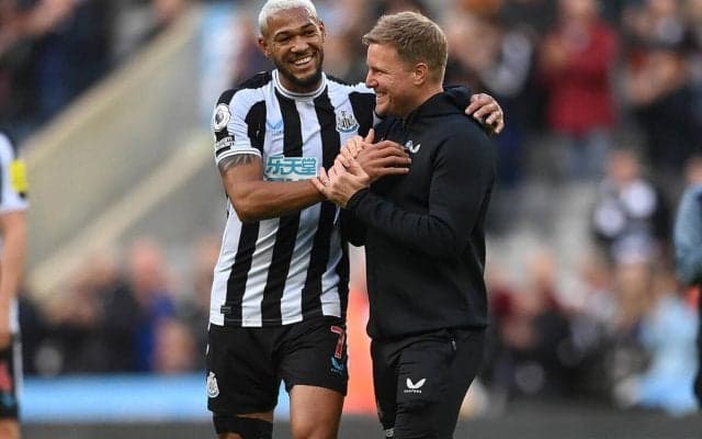 イングランド代表が招へい狙うハウ監督、ニューカッスルMFジョエリントンは「できるだけ長くここにいてほしい」
