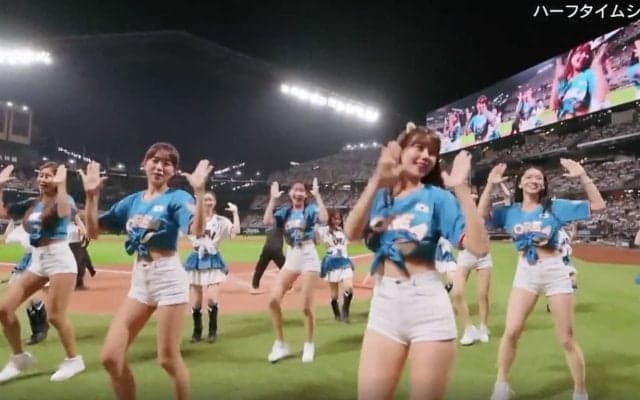 こんなの見たことない… 日韓チアリーダーがガチすぎる“きつねダンス” 球場が爆上がり「キレッキレだな」「ここまでになるとは」