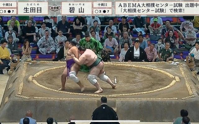 負けられない戦いで人気力士が必死の抵抗 “土俵上で3回転”魅せながら戦う姿にファン胸熱「頑張った悔しい」