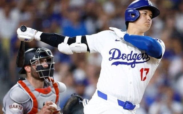 大谷翔平、4の0で2試合連続の3三振　通算250号はお預け　ドジャースも後半戦初黒星