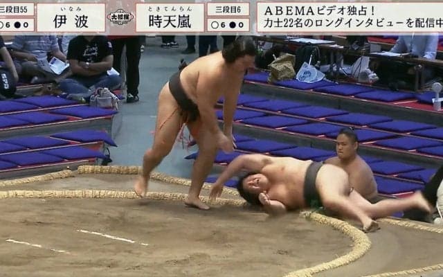 「うわっ…！」異色の注目力士、規格外の投げに相手力士が呻き声「すごい力技」ファン騒然 三段目優勝決定戦で衝撃の結末
