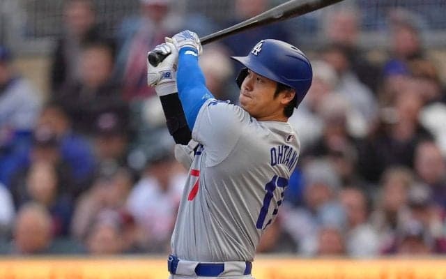 大谷翔平、シングル級で爆速ツーベース！ 今季28本目の二塁打＆125本目安打でリーグ首位打者キープ 2試合連続の今季32号にも期待