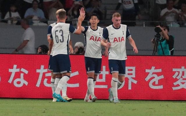 スパーズがJ1王者・神戸との白熱の打ち合い制す！　ソン・フンミン弾に16歳FWムーアが決勝点【国際親善試合】