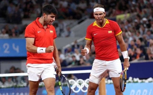 元世界1位ナダルとアルカラスの17歳差コンビが躍動! 第6シードを下して2回戦へ[パリ五輪]