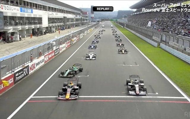 「2位→12位」一体どうした！？ “F1候補生\"、まさかの急失速！ 解説者指摘 「経験の差が出た」スタート失敗の瞬間