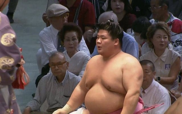 「最後の手がかわいいw」「ひらひら〜」宇良、勝負を決めた後の“萌えポーズ”に視線集中「本当に面白い力士」