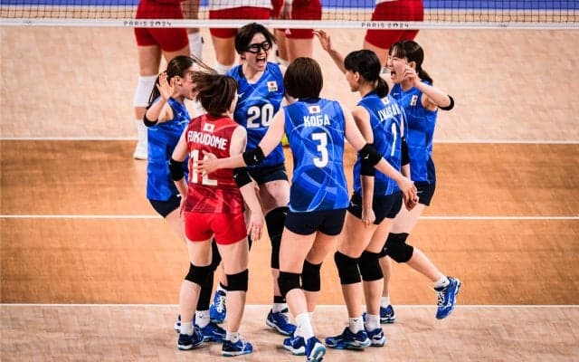 女子日本代表　パリオリンピック初戦でポーランドに1-3で逆転負け