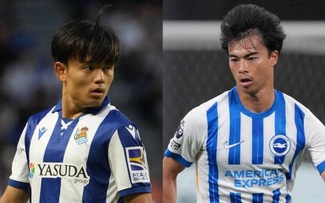 欧州サッカー日本人選手市場価値のトップ10 久保建英、三笘薫、遠藤航......評価の高い選手は？
