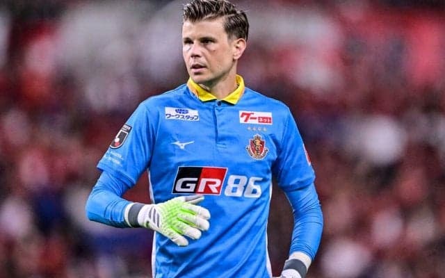 「何度でも見たい動画」今季限りで退団発表の名古屋GKランゲラックの惜別プレー集が必見！「至近距離からのシュートの反応が半端ない」「弾く方向まで考えてる」の声