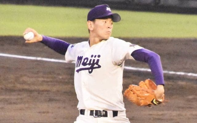 明治大・高須大雅はカーブ復活で大躍進 「楽天の岸孝之選手みたいに...」変わらぬ理想像でブレなく成長中