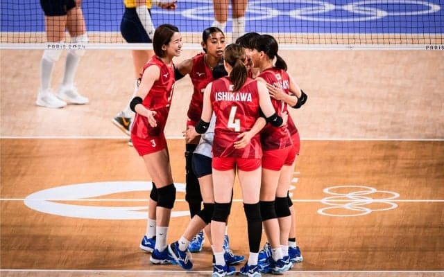 女子日本代表　ブラジルにストレートで敗れ2敗目
