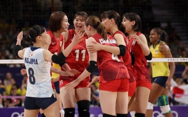 バレー女子日本、開幕2連敗　決勝T進出へ崖っぷち　最後まで流れ変えられずブラジルに完封負け【パリ五輪】
