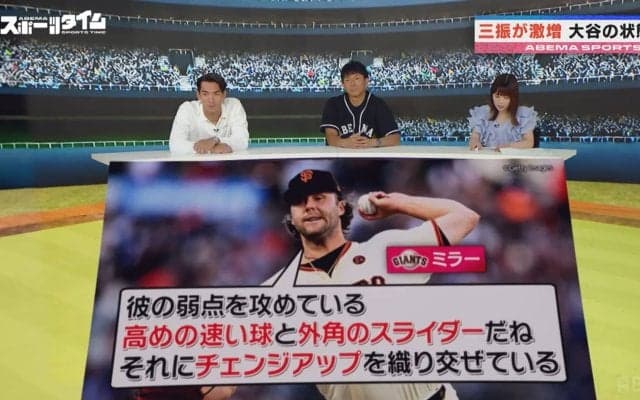 “大谷翔平キラー”「彼の弱点を攻めている」打撃好調も三振が激増…気になる状態は？川﨑宗則氏「翔平さんが調整するのは時間の問題」