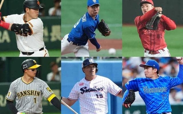 「月間JERAセ・リーグAWARD」6・7月度大賞候補発表　巨人・岡本和、阪神・森下ら