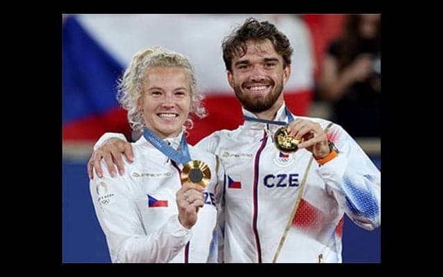 混合複 チェコ勢初の金メダル