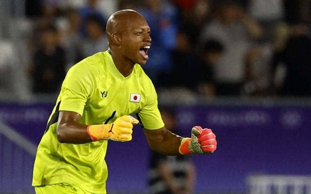 GKブライアン、若き無敵艦隊の前に「国防」ならず　海外メディアはチーム最低の「5」をつける辛口採点【パリ五輪2024】