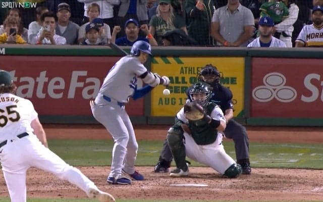 打球音が「凄まじい」 大谷翔平、33号弾の“破裂音”にファン沸騰 「打球速度バケモンすぎだろ」カメラが捉えた轟音アーチの瞬間