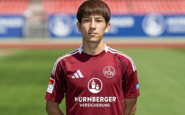 奥抜侃志が開幕戦でチームのファーストゴールを記録！ クローゼ監督率いるニュルンベルクはジヴジヴァーゼのハットで2点差逆転され敗戦【2.ブンデスリーガ】