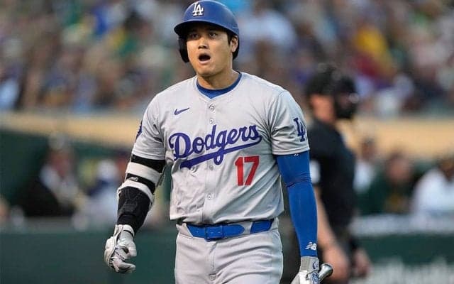 大谷翔平への“疑惑の判定”にファン不満「どこがストライクよ」　SNS騒然「仕方ないです」