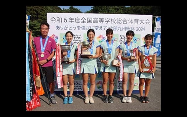  岡山学芸館が逆転V 3年ぶりインハイ制覇 