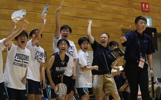 2年生以下チームで初の全国出場を果たした比治山女子…桜花学園出身指揮官は思いを新たに