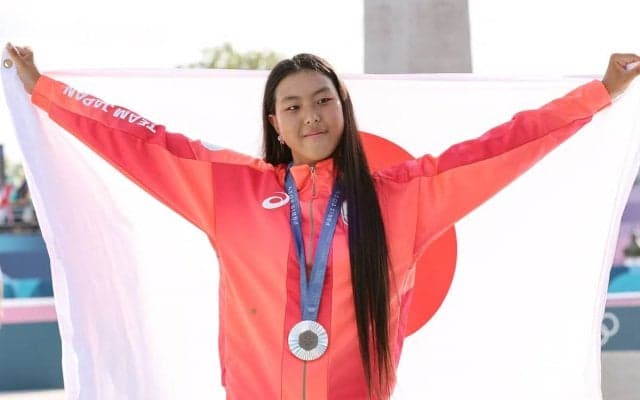 15歳スケボー開心那が明かした“進化の跡”　2大会連続銀には悔しさも…　「LAに向けても頑張りたい」と次回にも意欲【パリ五輪2024】