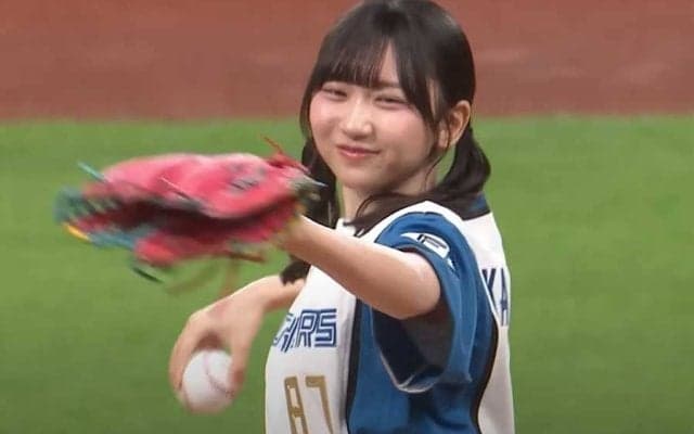 北海道に舞い降りた天使「めっちゃ可愛かった」　18歳誕生日で脚光…ファン悶絶の伝説始球式