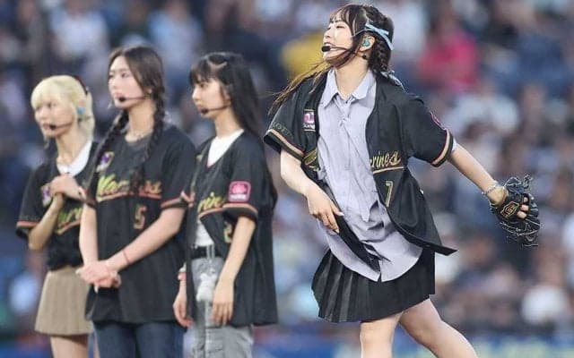 19歳のダンスの天使登場…ミニスカで豪快一投　挨拶もド緊張「噛んでしまいました」