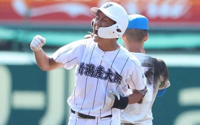 新潟産大付が甲子園初出場初勝利　花咲徳栄に逆転勝ち…プロ注目・石塚は1安打終戦