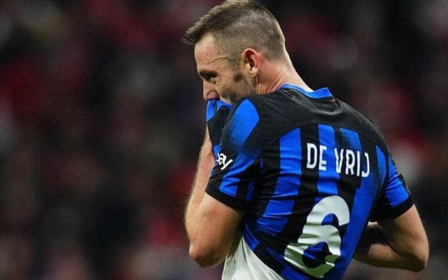 王者インテルに痛手、開幕1週間前にデ・フライが負傷…左大腿二頭筋の肉離れ