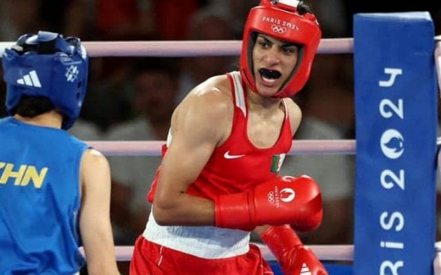 性別騒動に揺れたケリフ、涙の金メダル！ 中国の“世界王者”に歓喜の判定勝ちで「やったわ！」と絶叫【パリ五輪】